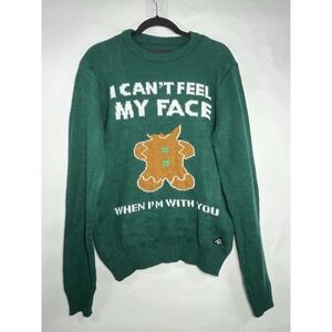 American & Stitch Gingerbread Funny Christmas Sweater Sz XL Holiday Xmas Party‎